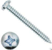 Шуруп с полукруглой головкой 4,8 25 DINl