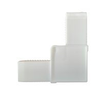 уголок пластик бел