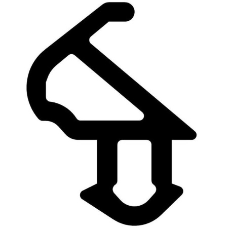 Уплотнитель КБЕ 228 черный 9011 (400 м )