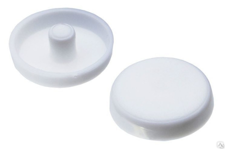 Декоративная заглушка на анкерный болт, белая,(100шт)