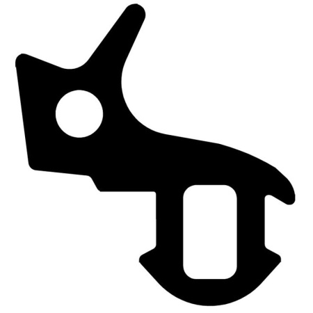 Уплотнитель KBE-255 (упак 400 м) черный Ral 9011